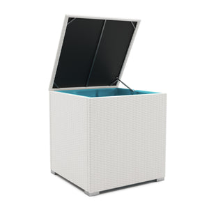 Rattanlounge SAN MARINO weiss