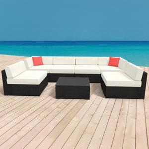 Rattan lounge seating group ""Sydney""