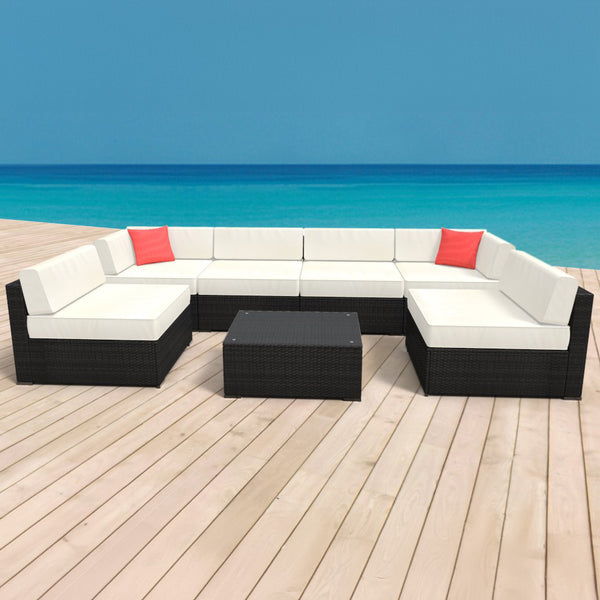 Rattan lounge seating group ""Sydney""