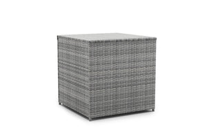 Rattanlounge BORA BORA grau mit Kissenbox