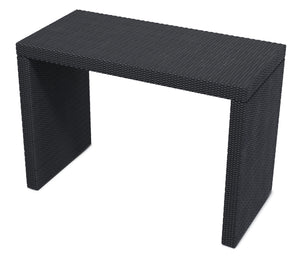 Rattan Set, Bartheke + Hocker