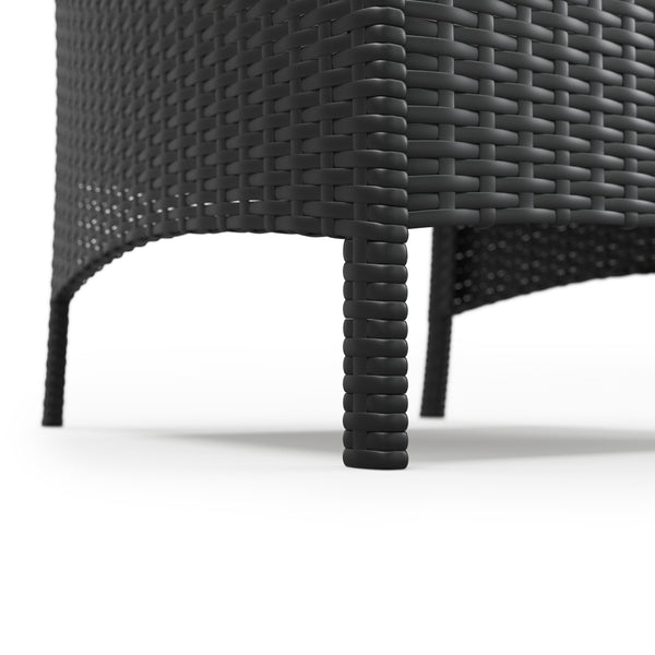 Rattanstühle Jasmina Doppelpack schwarz