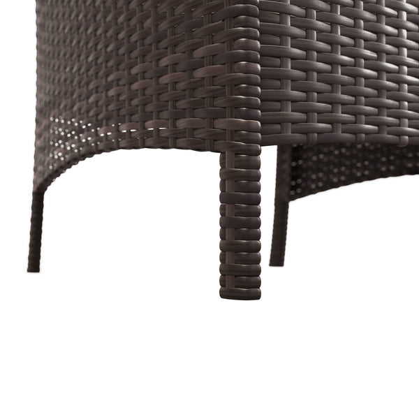 Rattanstühle Jasmina Doppelpack braun
