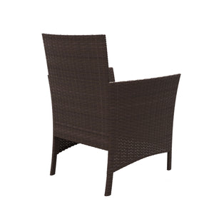 Rattanstühle Jasmina Doppelpack braun