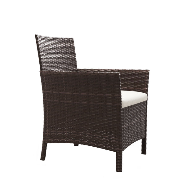 Rattanstühle Jasmina Doppelpack braun