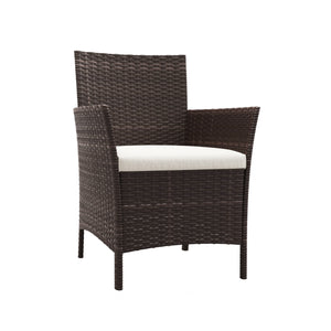 Rattanstühle Jasmina Doppelpack braun