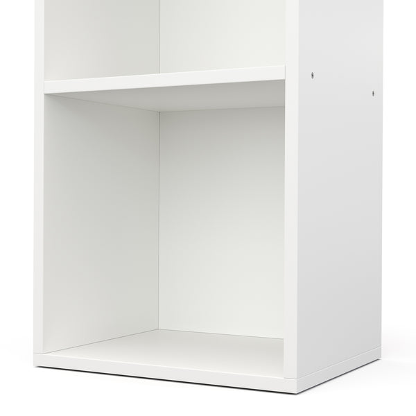 MAJA bookshelf with 4 compartments, white