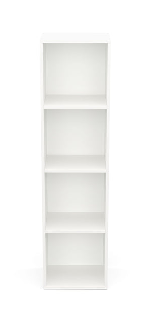 MAJA bookshelf with 4 compartments, white