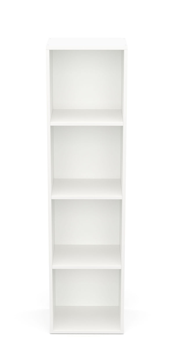 MAJA bookshelf with 4 compartments, white