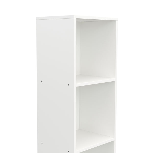 MAJA bookshelf with 4 compartments, white