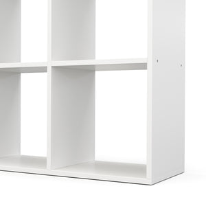 Raumteiler Bücherregal NOORA 4 Fächer weiss