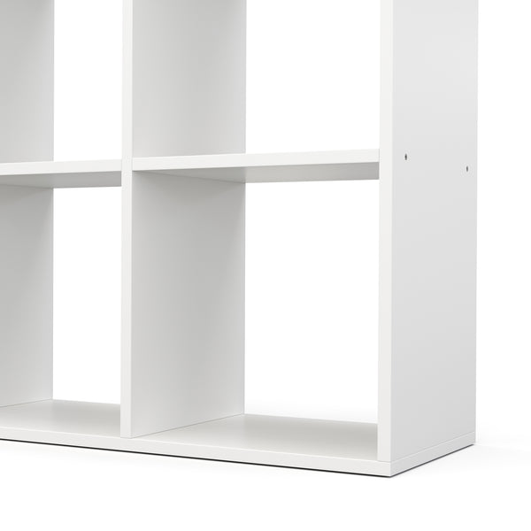 Raumteiler Bücherregal NOORA 4 Fächer weiss