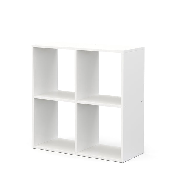 Raumteiler Bücherregal NOORA 4 Fächer weiss