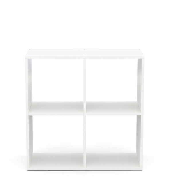 Raumteiler Bücherregal NOORA 4 Fächer weiss