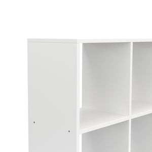 Raumteiler Bücherregal NOORA 4 Fächer weiss