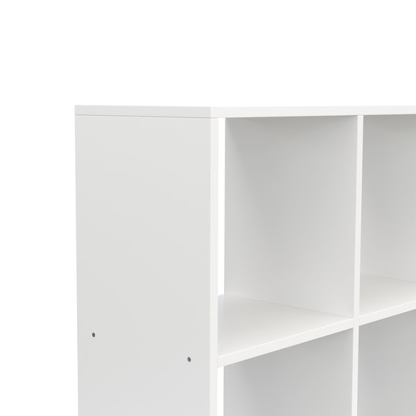 Raumteiler Bücherregal NOORA 4 Fächer weiss
