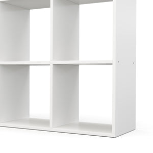Raumteiler Bücherregal NOUR 9 Fächer weiss
