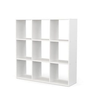 Raumteiler Bücherregal NOUR 9 Fächer weiss