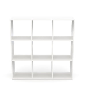 Raumteiler Bücherregal NOUR 9 Fächer weiss