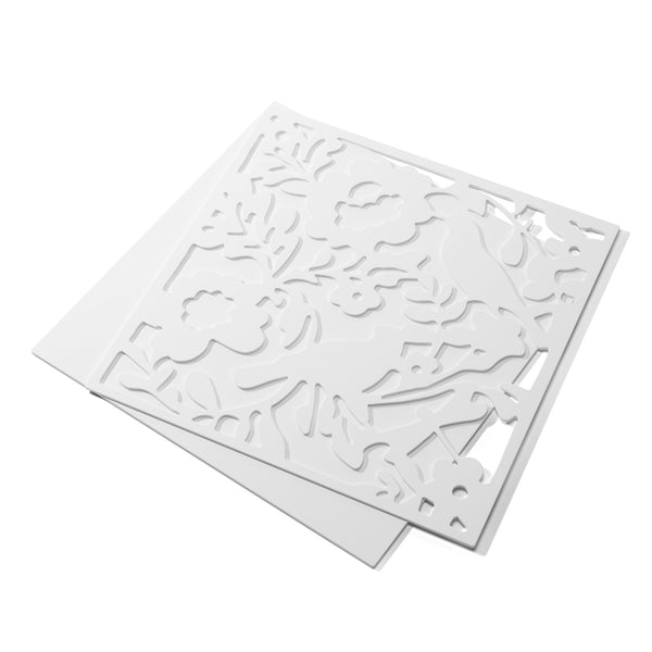 Raumteiler hängend BLOOM 12er Set 40 x 40 cm weiss