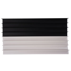 Raumteiler hängend 12er Set 40 x 40 cm uni weiss