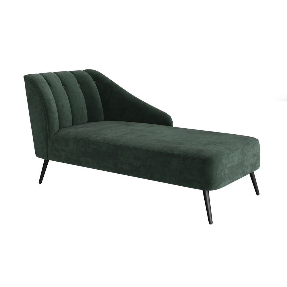 Recamier velluto AILEEN verde scuro