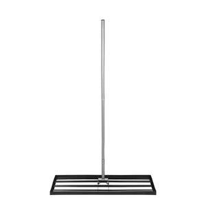 Rechen Nivellierrechen 113 x 26 x 175 cm schwarz/silber