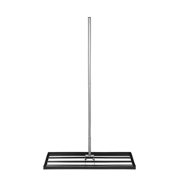 Rechen Nivellierrechen 113 x 26 x 175 cm schwarz/silber
