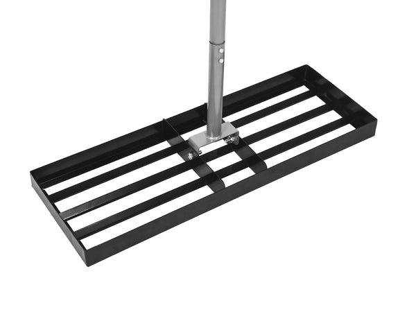 Rechen Nivellierrechen 76 x 26 x 175 cm schwarz/silber