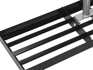 Rechen Nivellierrechen 76 x 26 x 175 cm schwarz/silber