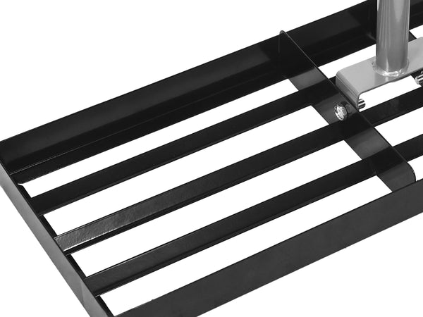 Rechen Nivellierrechen 76 x 26 x 175 cm schwarz/silber