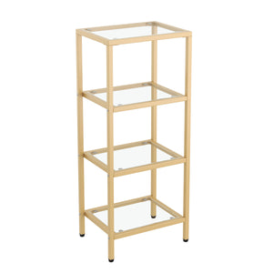 Regal Glas TYRO 40 x 95 cm gold