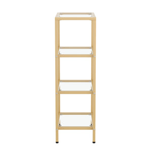 Regal Glas TYRO 40 x 95 cm gold