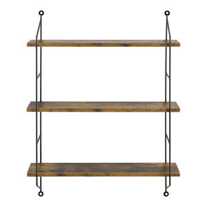 Wandregal Oakland Dunkler Holzton