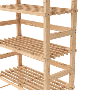 Regal Holz 58 x 27 x 135 cm