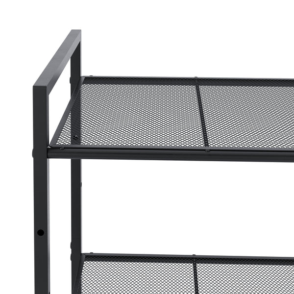 Ripiano in metallo, regolabile in altezza, TONK 38 x 128 cm