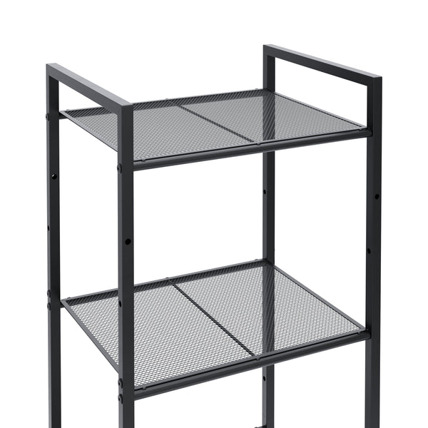 Ripiano in metallo, regolabile in altezza, TONK 38 x 128 cm