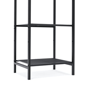 Ripiano in metallo, regolabile in altezza, TONK 38 x 128 cm