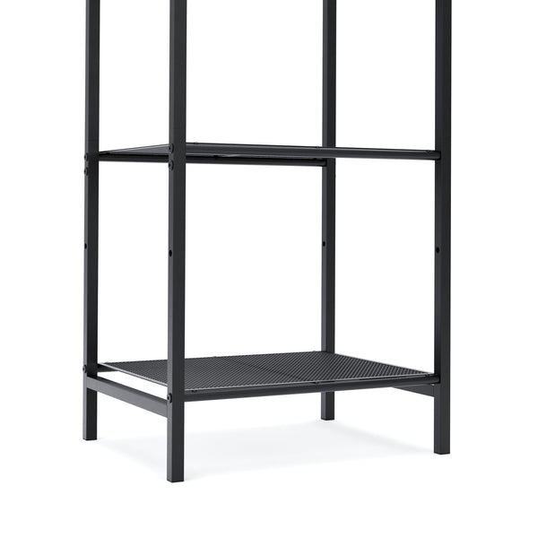 Ripiano in metallo, regolabile in altezza, TONK 38 x 128 cm