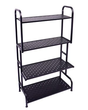 Regal Metall 62 x 30 x 107 cm schwarz