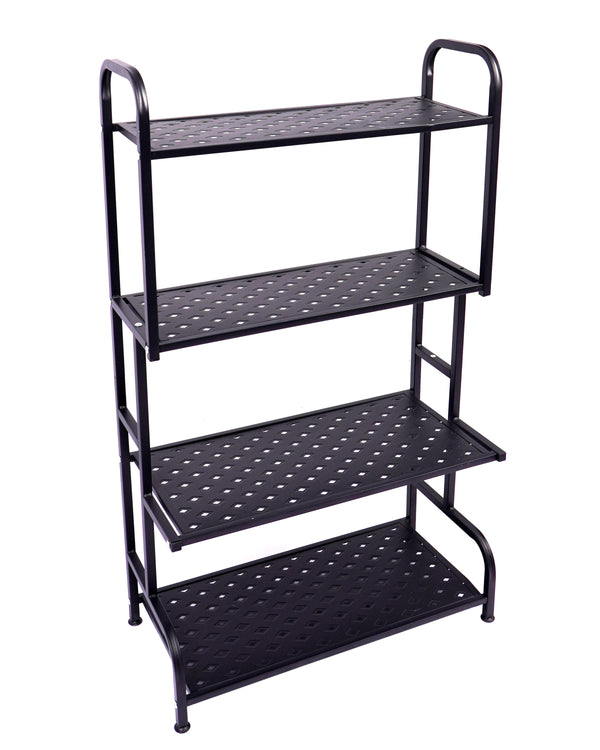 Regal Metall 62 x 30 x 107 cm schwarz