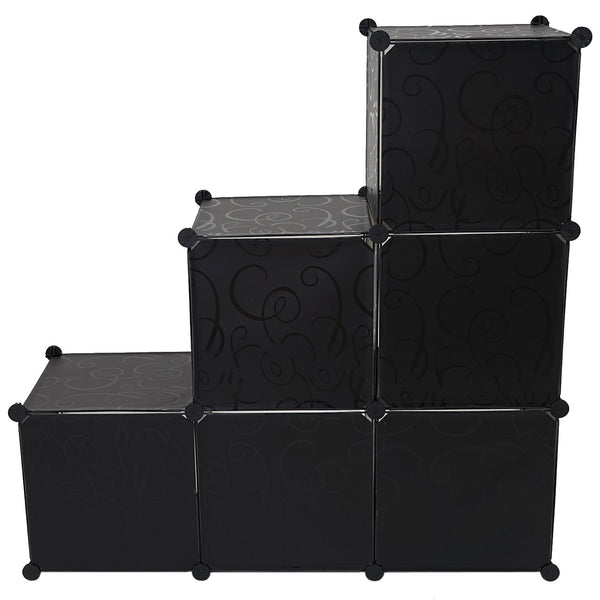 Regalsystem Sydney T306 8 Boxen je 37x37x47cm schwarz