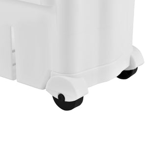 Rollregal 72x12x54.5cm 3 Etagen Weiss