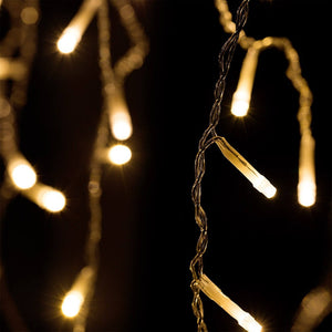 Regen Lichterkette mit 600 LEDs 20 Meter & Fernbedienung
