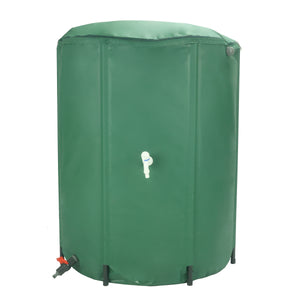 Barile per la raccolta dell'acqua piovana 500L verde