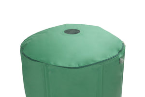 Barile per la raccolta dell'acqua piovana 500L verde