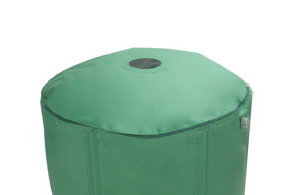 Barile per la raccolta dell'acqua piovana 500L verde