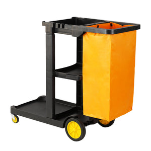 Reinigungswagen schwarz/orange