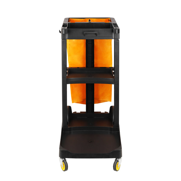 Reinigungswagen schwarz/orange