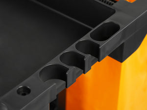 Reinigungswagen schwarz/orange
